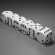 Puppy-Rounded-D6-1.png Puppy Dog Pawprint Dice D6