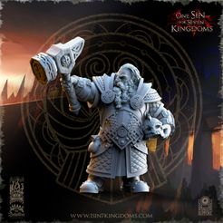 Olgrendrim,-Dwarf-hero-1.jpg Файл 3D Ольгрендрим, герой гномов・Модель для печати в 3D скачать