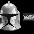 ia CLONE TROOPER P1 TCW helmet | 3D model | 3D print | Printable | Clone Wars