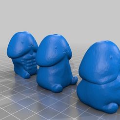 7587eb9a6f3bb1d8d0478ce1339ccde7.png Archivo STL gratis nosotros tres dings・Objeto imprimible en 3D para descargar