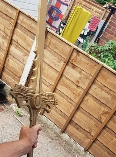 Goldar sword, from the power rangers series!
