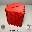 3.png 3D-Datei Minecraft Leben Herz Stifthalter・3D-druckbares Modell zum herunterladen