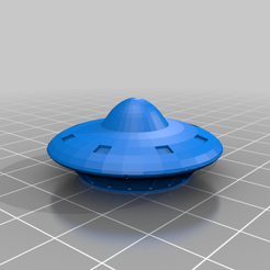 1bc57392-ae7f-434a-b530-5b0782085d27.png Free 3D file Simple UFO pencil topper・3D printing idea to download