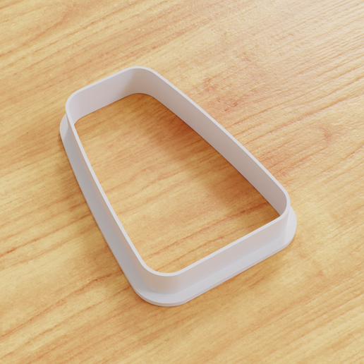 STL file Tapered Rectangle Cookie Cutter (Multiple Sizes Available) 🍪 ...
