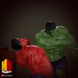 018C4CA4-F1DA-4612-811D-F91BFAFA8187.jpeg Battle of The Hulks Diorama (Red Hulk vs The Incredible Hulk Diorama) STL