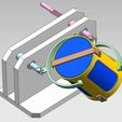 2.jpg Hand Operated Tumbler Mixer 3D CAD Model
