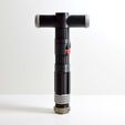 crossguard_saber_off.jpg STL-Datei Telescopic Light Saber kostenlos・Design für 3D-Drucker zum herunterladen