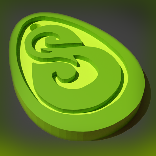 Dofus key ring / Porte-clés Dofus 3D model