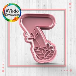 4392-7-con-flores.43.jpg STL file Cutter number 7 with flowers・3D printer design to download