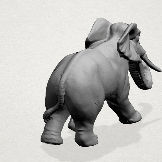 Elephant 01 -A03.png Free 3D file Elephant 01・Template to download and 3D print, GeorgesNikkei
