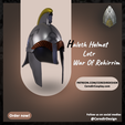 tbrender_Viewport.png Haleth Rohan Helmet lord of the rings 3d digital download