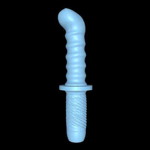 klassischer Dildo mit Griff STL Datei fr 3D-DruckCults