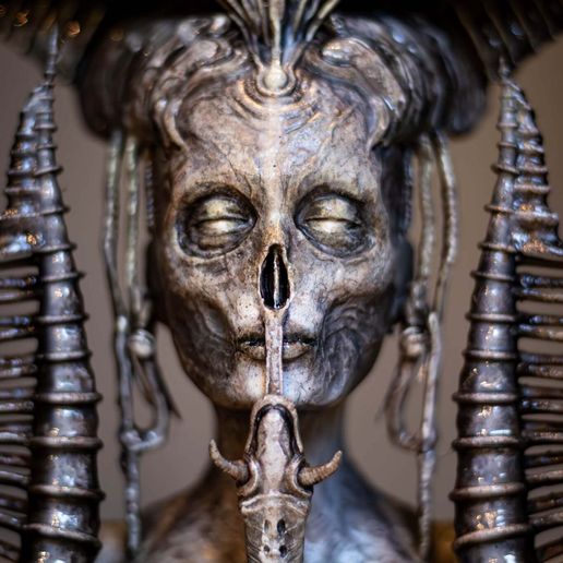 💀 HR Giger's Lilith from Necronomicon II・ STL File for 3D