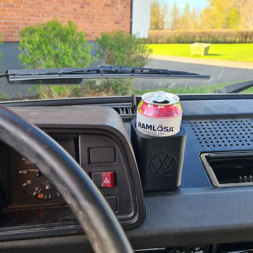 VW T25 Bespoke Cup Holder Volkswagen T3 Drink Holder Cupholder