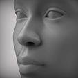 300.92.jpg 10 Realistic Female Asian American head Low-poly 3D model Low-poly 3D model