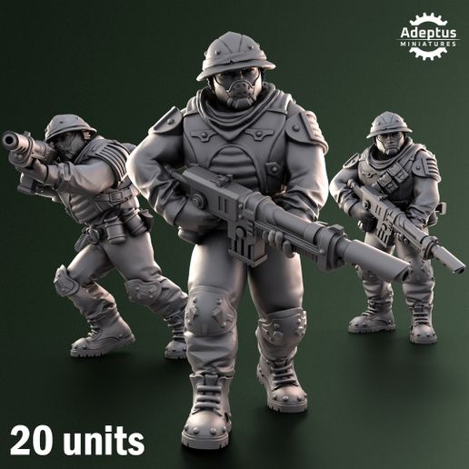 Squad. Shadowmarch Battalion. Imperial Guard