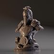 main-사본.jpg Bust of Huang Zhong - Romance of the Three Kingdoms 3D print model
