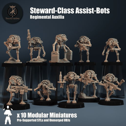 Steward-Class Assist-Bots - Presupported