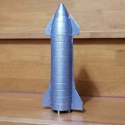 IMG_20200929_235116.jpg Free STL file SpaceX SN8 Scale Model・3D printing design to download