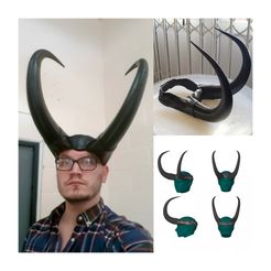 InShot_20231127_163601171.jpg God of Stories Loki Horned Crown | Season 2 Loki Cosplay | By CC3D