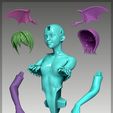 Morrigan-54.jpg Morrigan & Lilith - 3D Printable Statue (1:6 Scale)