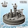 1-PREM-24.jpg Medieval lumberjack with axe and stew (13) - North Northern Norse Nordic Saga 28mm 20mm 15mm