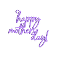 HappyMothersDayJumpRing.stl Happy Mother's Day Gift Tag