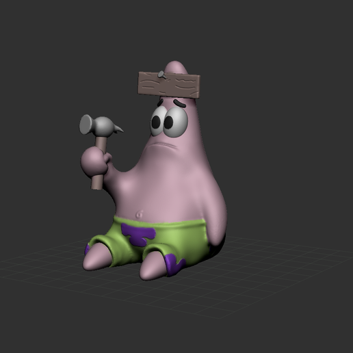 ⭐ Patrick Star・ STL File for ・Cults