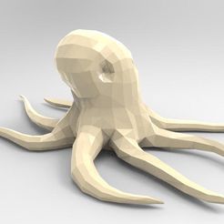 Octopus .1 Low-poly.jpg Octopus Low-poly