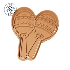 Mexico_Theme_07.jpg Datei STL Maracas - Mexikanische Kultur (Nr. 7) - Ausstechform - Fondant - Polymer Clay・Design für 3D-Drucker zum herunterladen