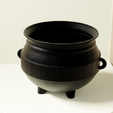 Cauldron.png Spooky Cauldron Planter/Pot/Bowl
