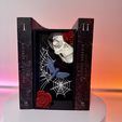 IMG_3811.jpg Haunting Adeline Hunting Booknook | Zade Meadows Inspired | Dark Romance Shelf Insert | Gothic Skull Roses Decor |