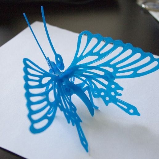 Free STL file Butterfly 3D Printable 🦋 ・3D printing model to download・Cults
