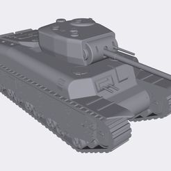 180CFC61-6518-4C83-8A55-2EADCB03389D.jpeg Free 3D file M6 heavy tank・Template to download and 3D print