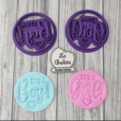 2022-09-21-11_11_10-Window.png STL-Datei It's a Boy It's a Girl 7 cm Ausstecher und Stempel・3D-Drucker-Vorlage zum herunterladen