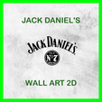JACK DANIEL'S WALL ART 2D JACK DANIEL'S WALL ART 2D