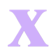 X.stl Strange Things ALPHABET ( Includes the Ñ and numbers )