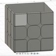sa.jpg Rubiks Cube 3D printed open box with Rubiks Cube exterior look
