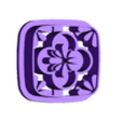 MEDITERRANEAN TILE 1 25MM.stl Mediterranean Tile 1 Polymer Clay Cutters | Digital STL File | 4 Sizes | 2 Cutter Versions