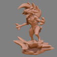 6.png Pokemon Lycanroc Midnight - Fan Art - Figure 3D print model 3D print model