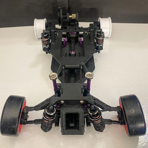 🚗 Compcorde 1:10 RC Drift Chassis - ReveD RDX Conversion・ STL