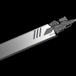 7.png 3D file Type-40 Blade - Nier Automata・3D printable model to download