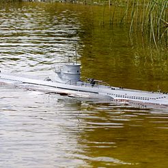 new-type-7.jpg U-Boat Type VII B 3D Model,RC version, 1600mm ,63 inches LONG