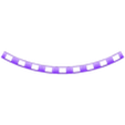 R2 S60 B25 kerbs white inner 1needed.stl THE CORKSCREW compatible with Scalextric slot car track