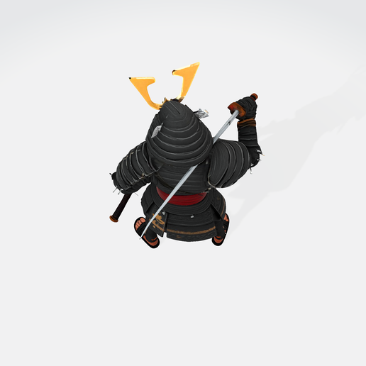 023.png Samurai-Krieger 3D