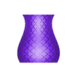 Vase_3_klein.STL Double twisted vase small