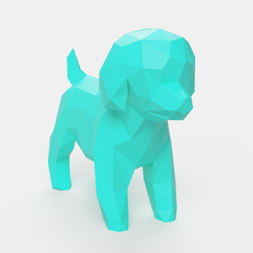 lulu_v1_2018-Aug-31_09-36-00PM-000_CustomizedView13892435526_png.png Poodle Toy Low Poly