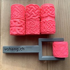 STL file Hand Roller Stamp RSRAJ19 ✋・3D printer design to download・Cults