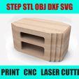 1.jpg Coffee Table with Storage, CNC/Laser Cut, STL/OBJ/STEP/DXF/SVG
