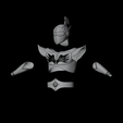 ActarusHelmetFrontSideLeftWire.png UFO Robo Grendizer Actarus Full Armor for Cosplay 3D print model